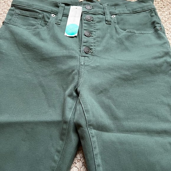 MADEWELL - Button-Front Mid-Rise Skinny Jeans - NEW with Tags - Picture 4 of 8